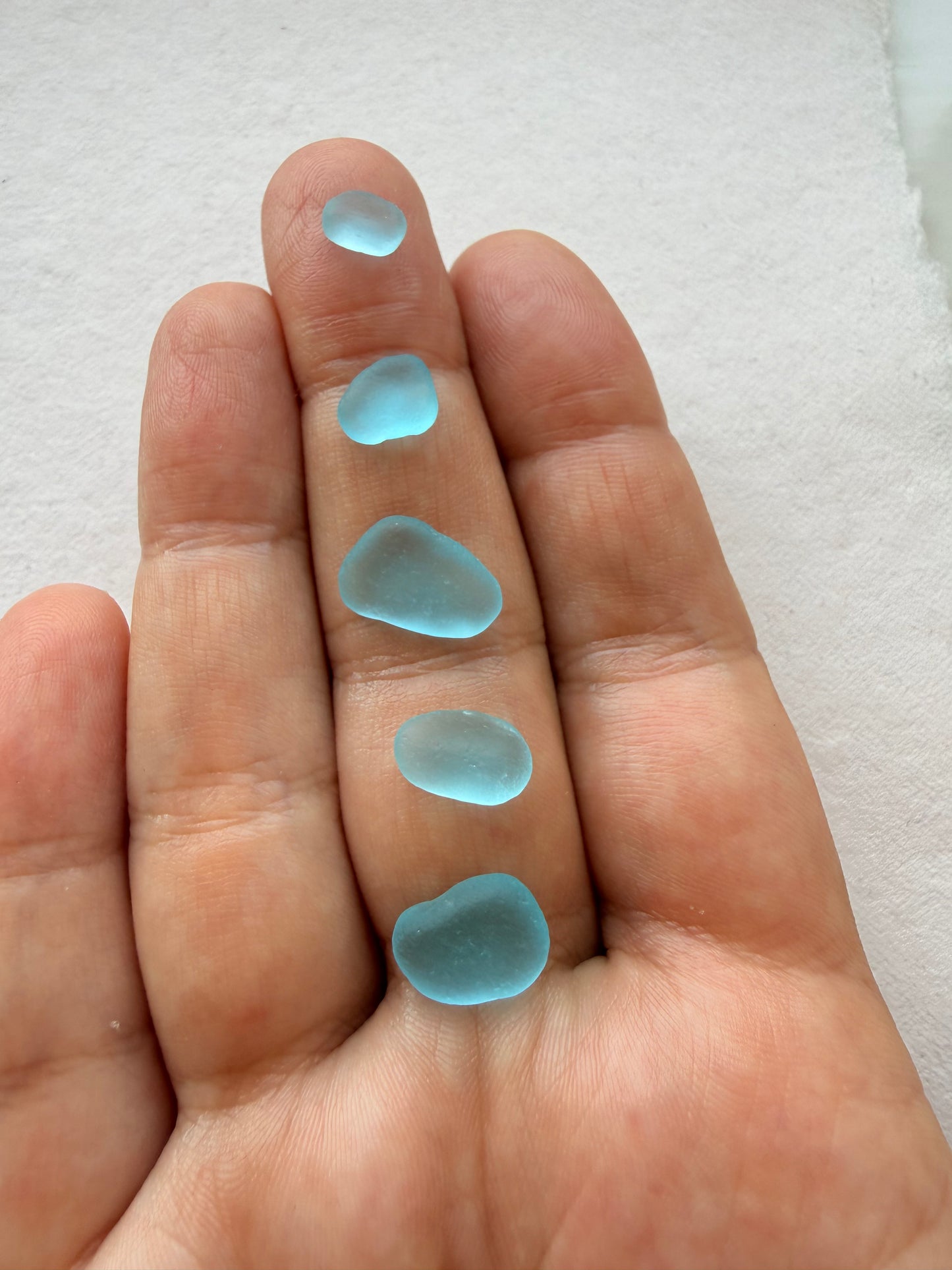 Custom Made Sea Glass and Sterling Silver Ring