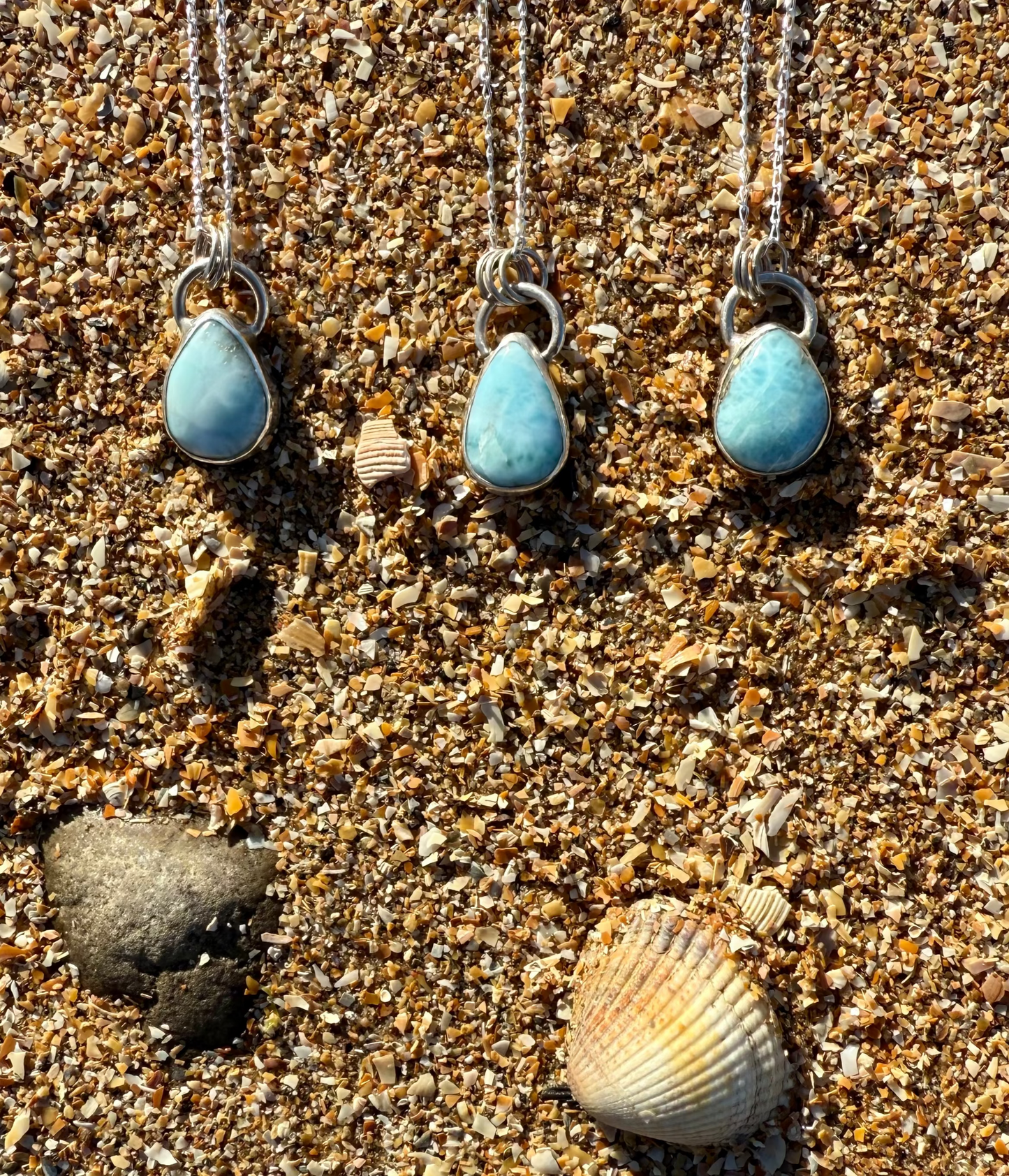 Larimar Droplet Necklace