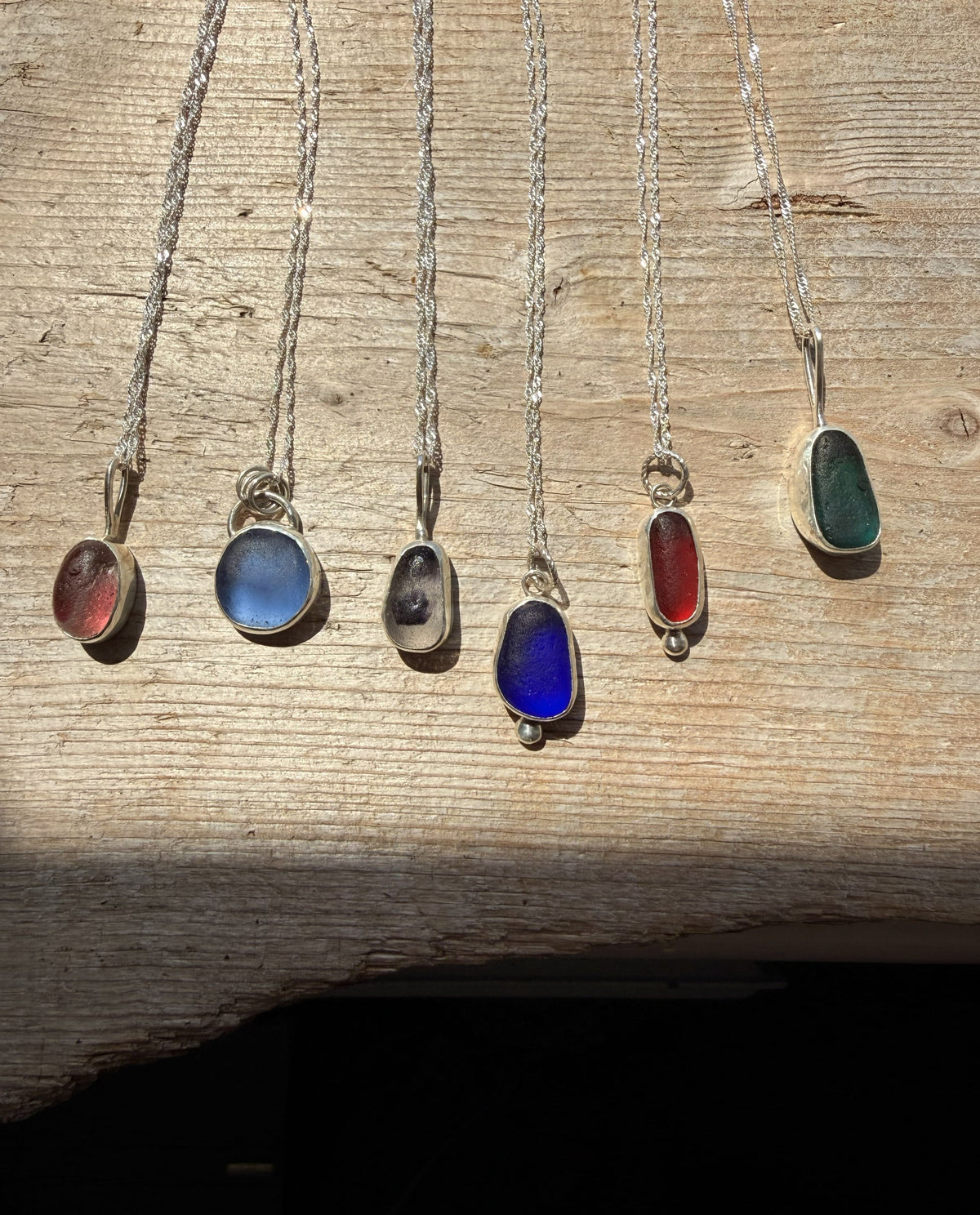 Purple Multi Seaham Sea Glass Sterling Silver Pendant Necklace Purple Multi Seaham Sea Glass Sterling Silver Pendant Emma Nixon Jewellery