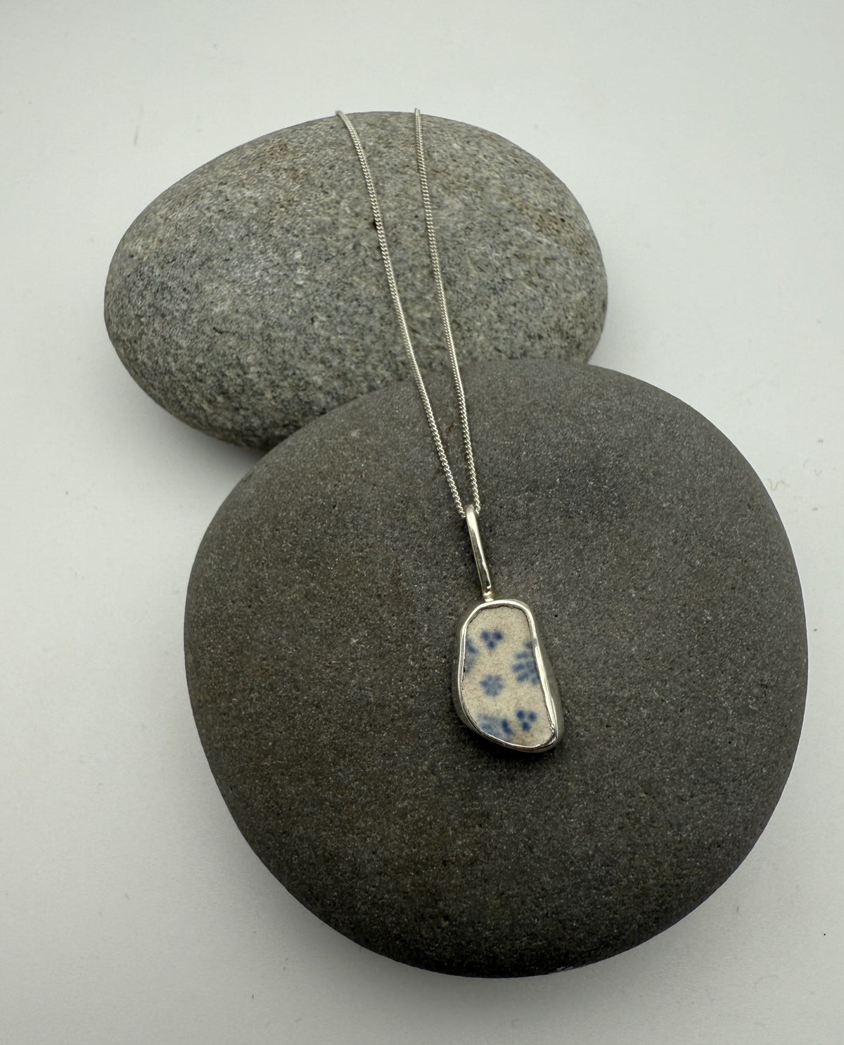 Sea Pottery Necklace- Blue Necklace Sea Pottery Necklace- Blue Emma Nixon Jewellery