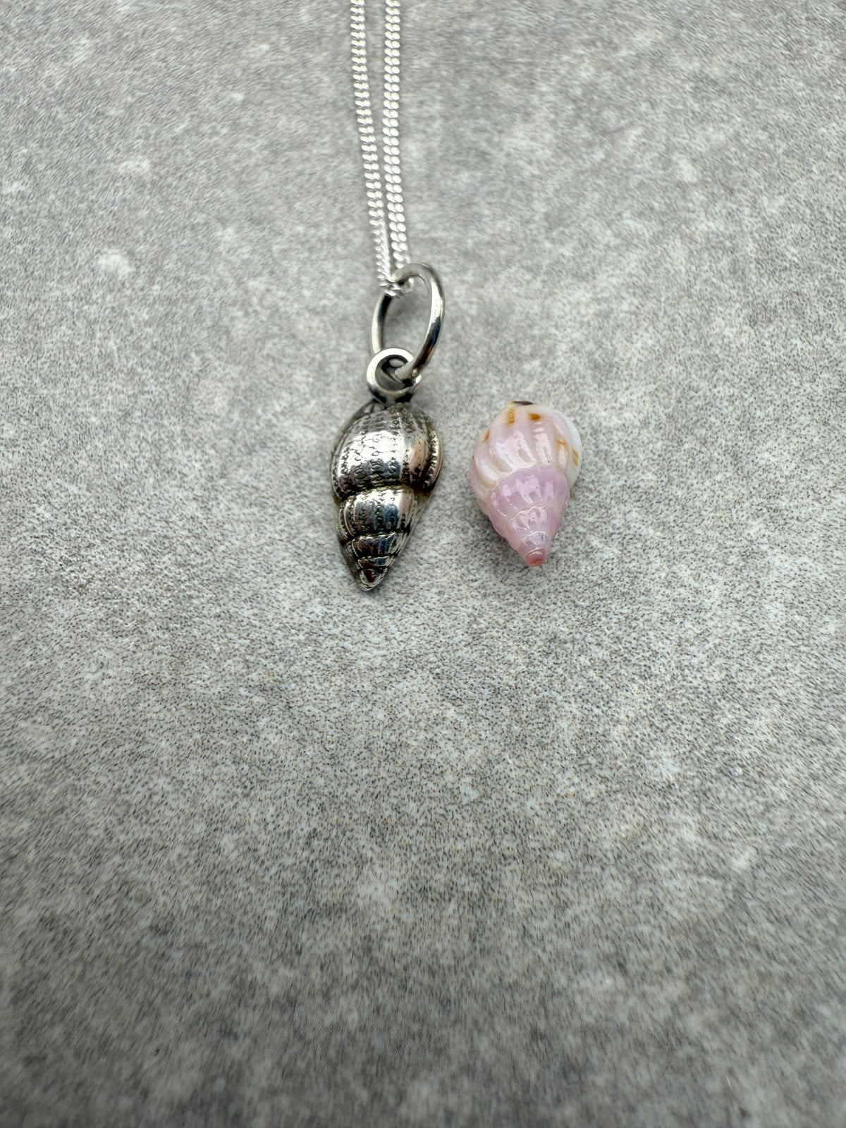 Tiny Sea Shell Silver Pendant Necklace Tiny Sea Shell Silver Pendant Emma Nixon Jewellery