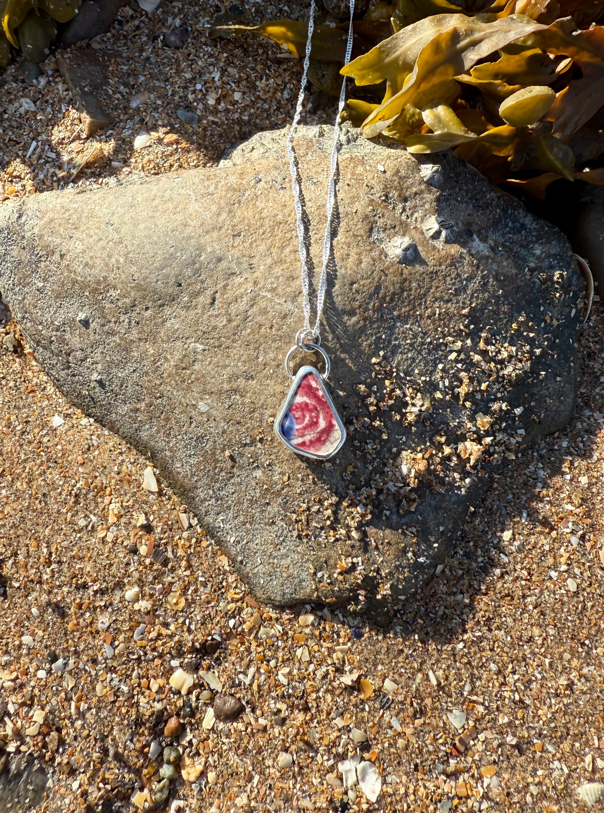 Sea Pottery Necklace - Pink Sea Pottery Necklace - Pink My Store