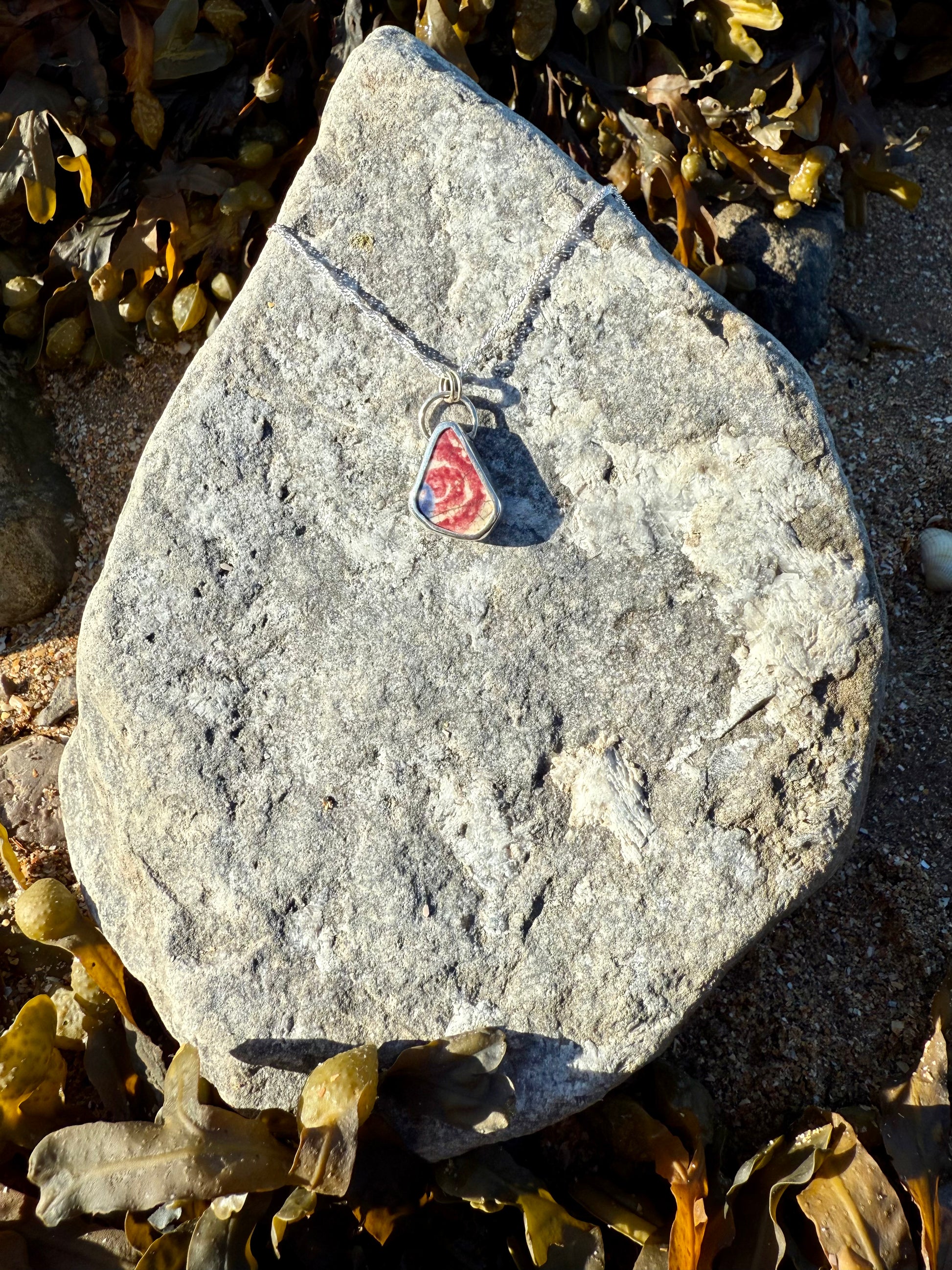 Sea Pottery Necklace - Pink Sea Pottery Necklace - Pink My Store
