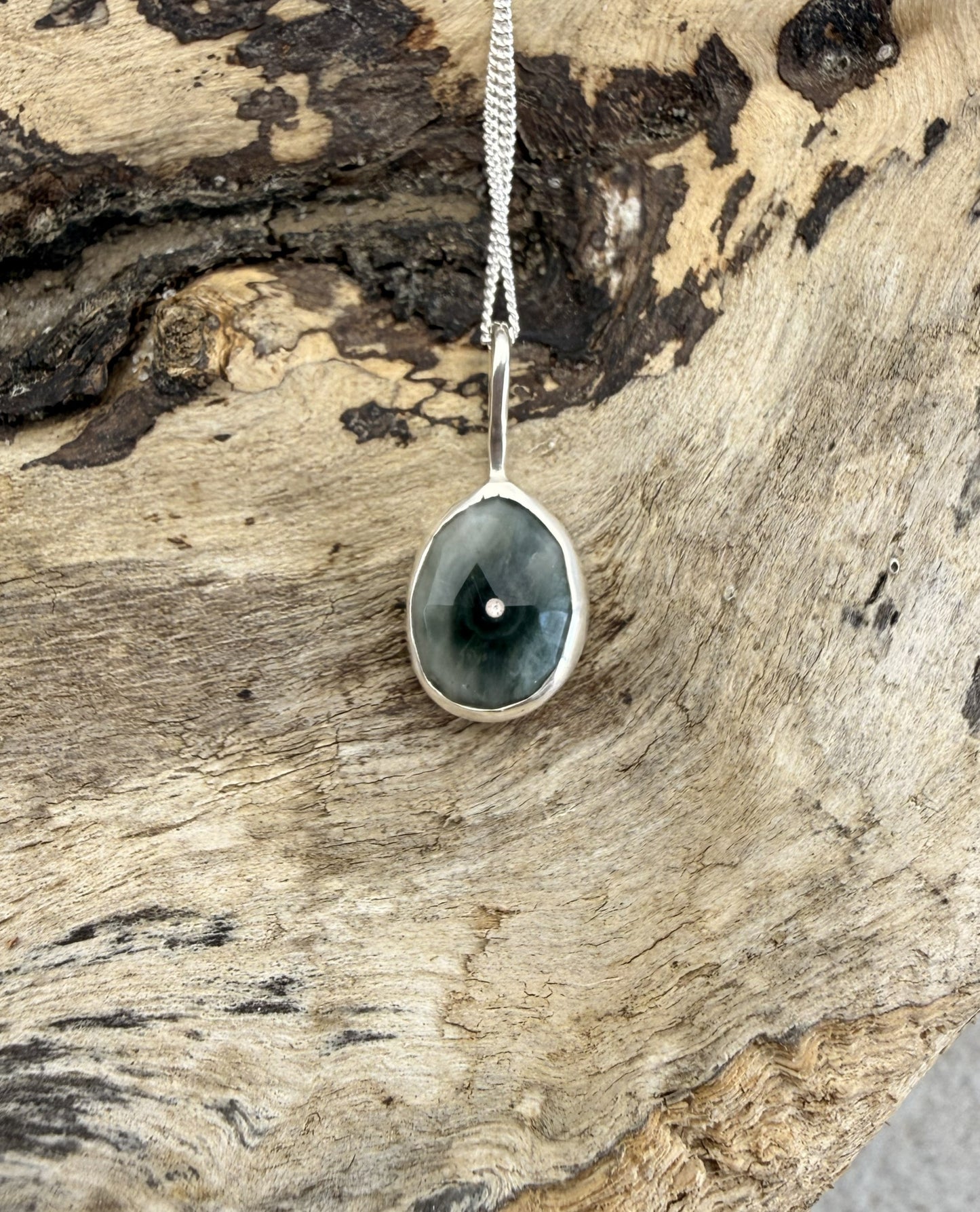 Ocean Jasper Sterling Silver Pendants