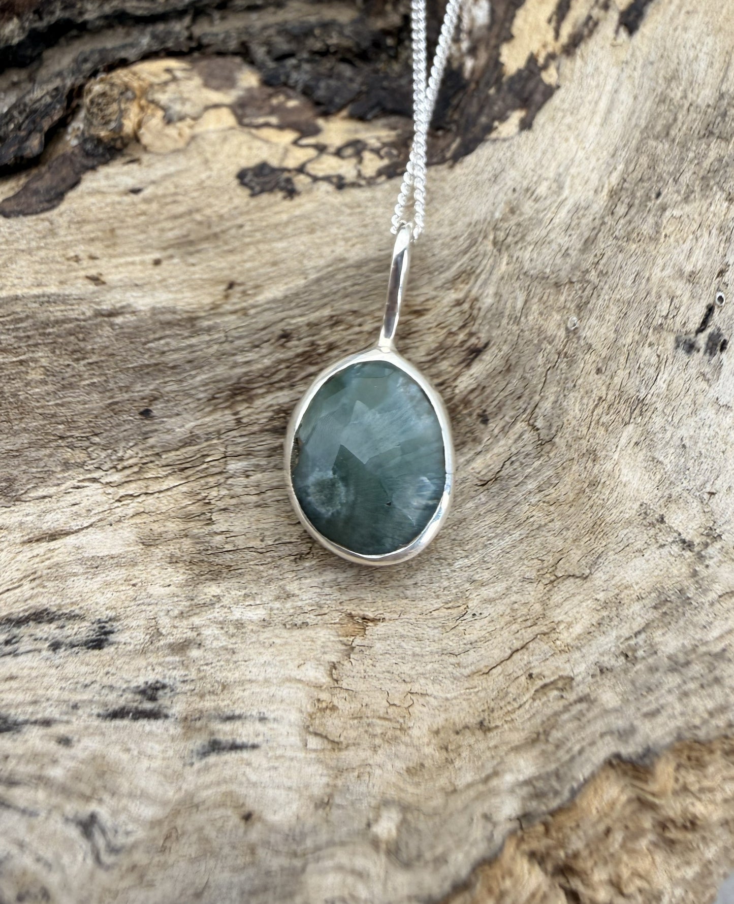 Ocean Jasper Sterling Silver Pendants