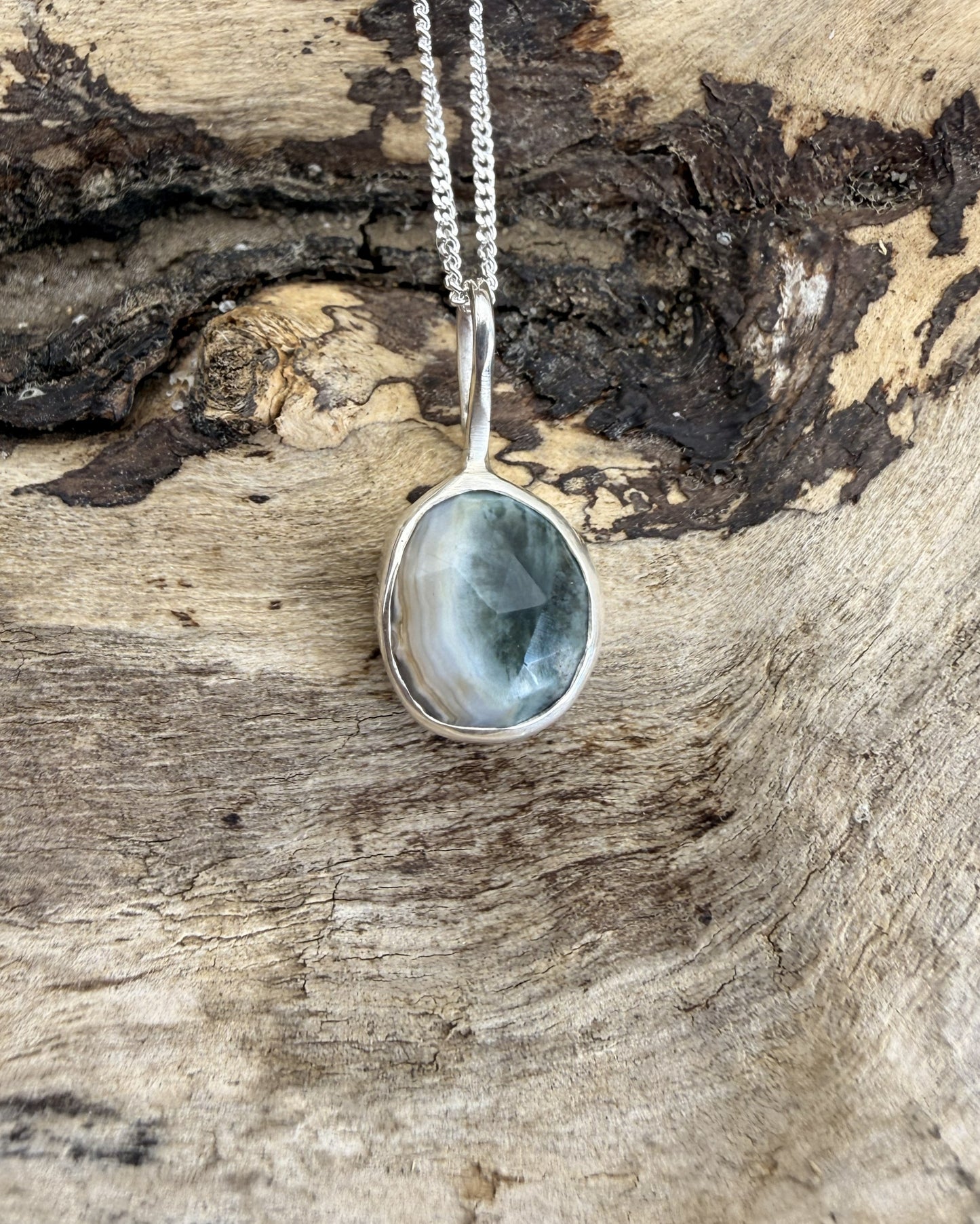 Ocean Jasper Sterling Silver Pendants