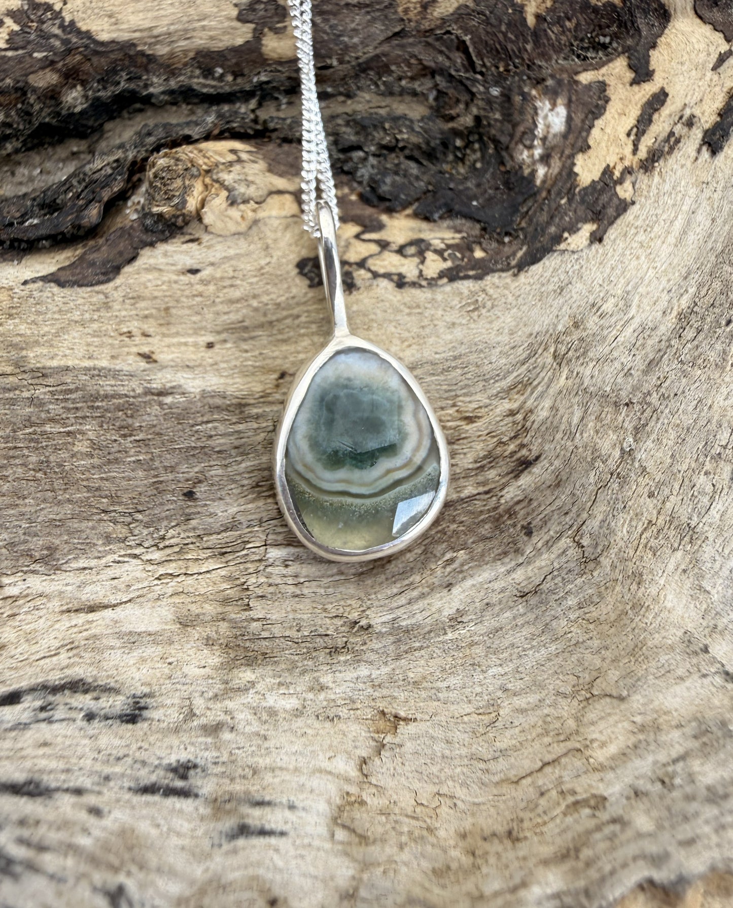 Ocean Jasper Sterling Silver Pendants